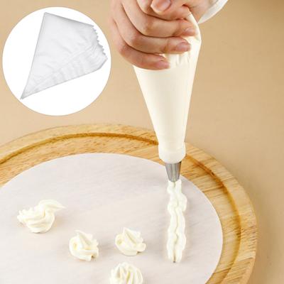 100 Pcs Pastry Bags Triangular Transparent Easy Icing And Cleaning Convenient Thickened Cake Decorating Bags