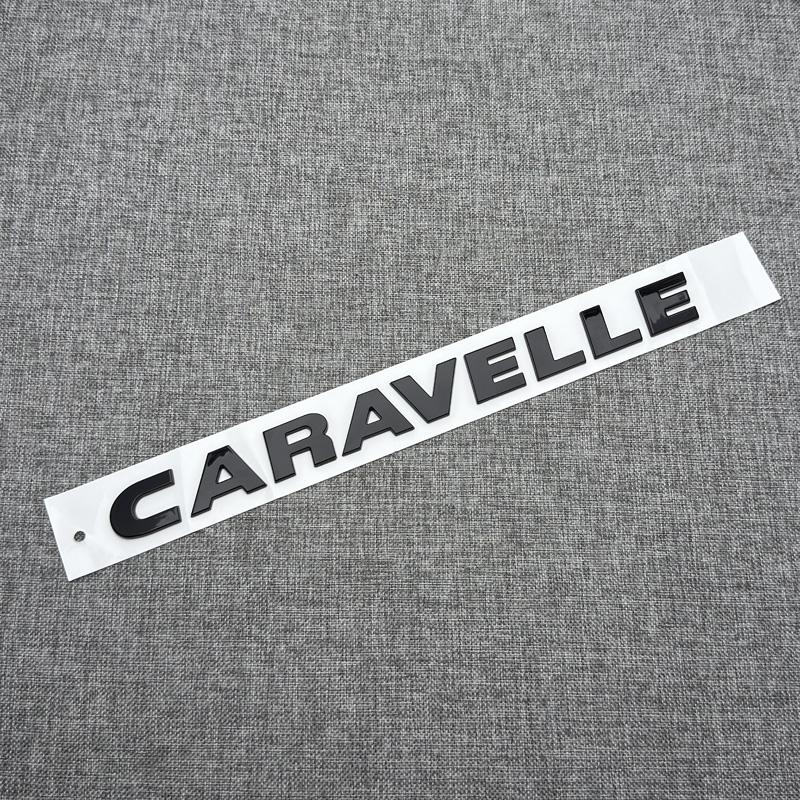2011 Transporter Rear Boot Trunk Lid Emblem Caravelle Letter CARAVELLE чёрный
