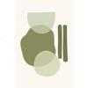 Sage Green Abstract Line Art Canvas Gallery Wall Prints Minimalist Geometric Leaf Face Wall Art Boho Neutral Modern Home Decor