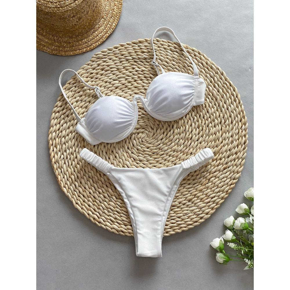 

Европейский и американский стальной лоток бикини сексуальный раздельный женский купальник S