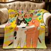 Artist P-Pdohk-k Throw Thick Comfort Flannel Quilt, Multi-scene Use Indoor Outdoor Daily Nap