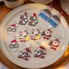 Personalized Christmas Acrylic Earrings, Simple Cartoon Santa Creative Exquisite Earrings For Women