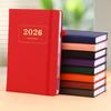 PU Leather 2026 Daily Planner 2026.1.1-2026.12.31 Calendar Book Portable Agenda Notepad  Office