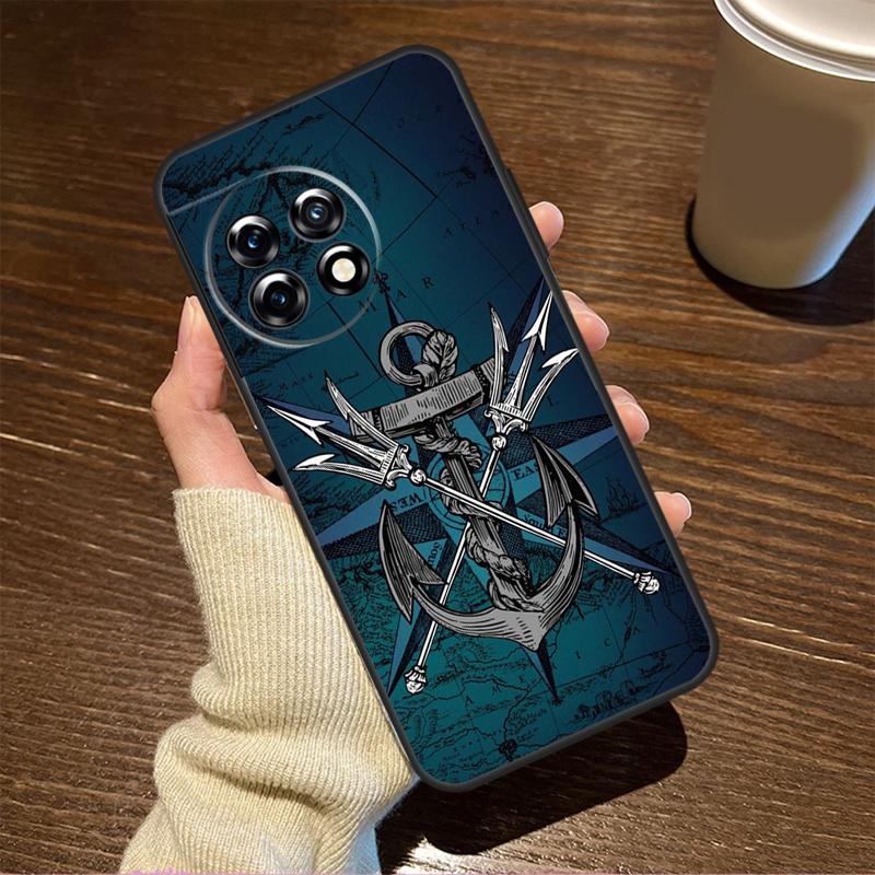 Anchor Sea Beach For OnePlus 15 13 12 11 15R 13R 12R 8T 10T 13T Case For OnePlus Nord 5 CE 2 3 4 Lite N20 N30