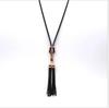 New Korean Version Simple Fashionable Versatile Tassel Long Necklace for Women's Sweater Chain Accessories Creative Gifts