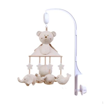 Mobile Rattles Music Toy Sensory Crib with Box Montessori