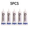 Multipurpose Lubricant Grease 10g Waterproof Sealing Silicone Grease For Flashlight O-Ring Gear Valve Repair Maintenance 1/5PCS