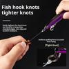 Aluminum Alloy Ring Wire Pulling Ring Wire Puller Bottom Hanging Wire Puller Anti Slip Fishing Wire Puller Portable