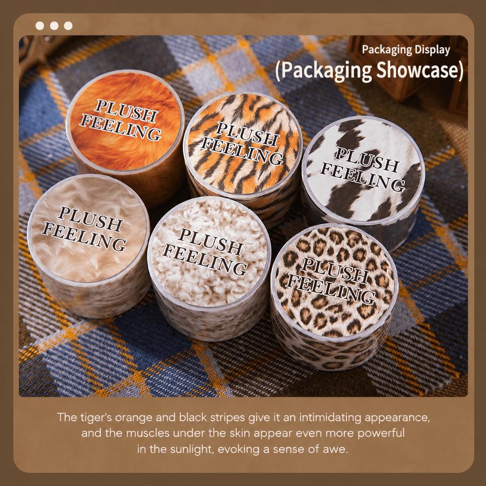 Fluffy Texture Washi Tape Collage Scrapbooking Stationery Stationery Decoration