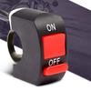 Motorcycle Headlight Handlebar Toggle Switch Screw Mount Light On-Off Main Vice Control Switch Motorbike Dirt Bike ATV UTV Scooter Accessories
