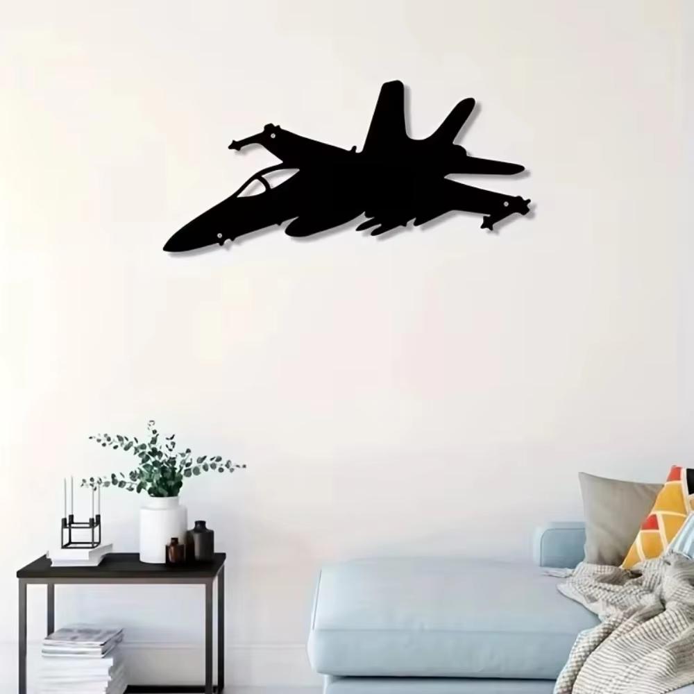 Stunning 1pc Aesthetic Wall Decoration! Retro Metal Hanging Ornament. Jet Fighter Wall Art. Metal Wall Sign. Coffee Sign. Art.