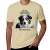 The Australian Shepherd Whisperer T-Shirt Cute Tops Short Sleeve Tee Blouse Mens Big and Tall T Shirts