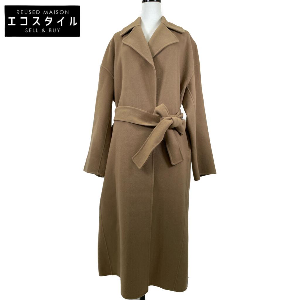 N.O.R.C Brown Wool River Big Collar Coat Coat 2 BrownUsed