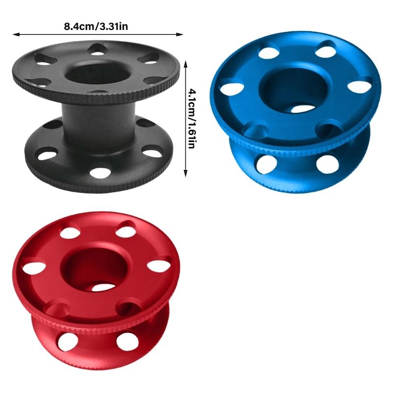 Convenient Diving Finger Spool Reel Wreck Scubas Diving Techs Spool Aluminum Alloy Scubas Diving Finger Spool Reel