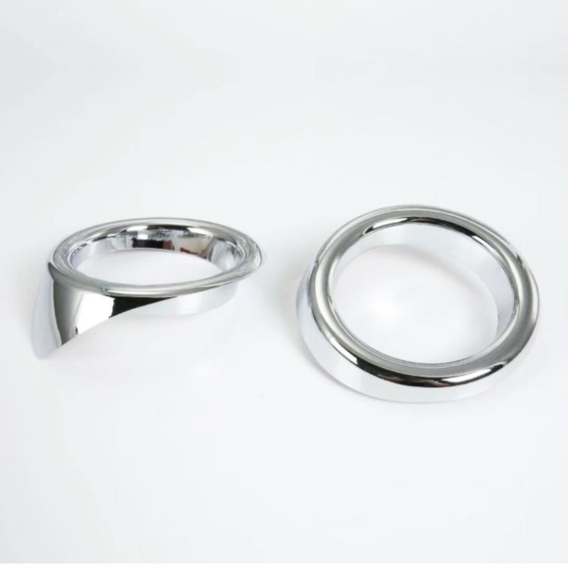 Car Styling For Subaru XV Crosstrek 2017 2018  ABS Chrome Front Fog Light Cover Trims Bezel Head Fog Lamp