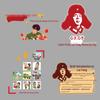 Lei Feng Spirit Theme Classroom Decor: Patriotic Education Wall Stickers