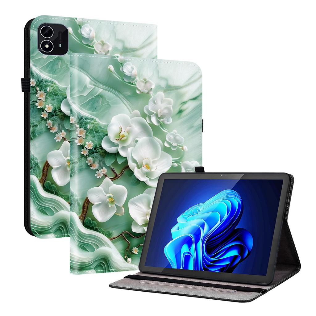 PU kožené pouzdro na tablet pro itel Pad One- 11 stylů! Odolný, se 2 sloty na stojánek, držákem na pero a sloty na karty, flexibilní zadní kryt z TPU