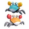 Musical Light Up Crabs Toy for Toddlers Encourages Crawling Walking Electric Obstacle Avoidance Crabs Kids Learning Toy