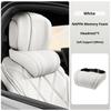 Luxury Nappa Leather Latex Car Neck Pillow For XPENG G3i P7 P7i P7+ G6 G9 G7 EREV X9 MONA M03 GX Ergonomic Support Car Waist