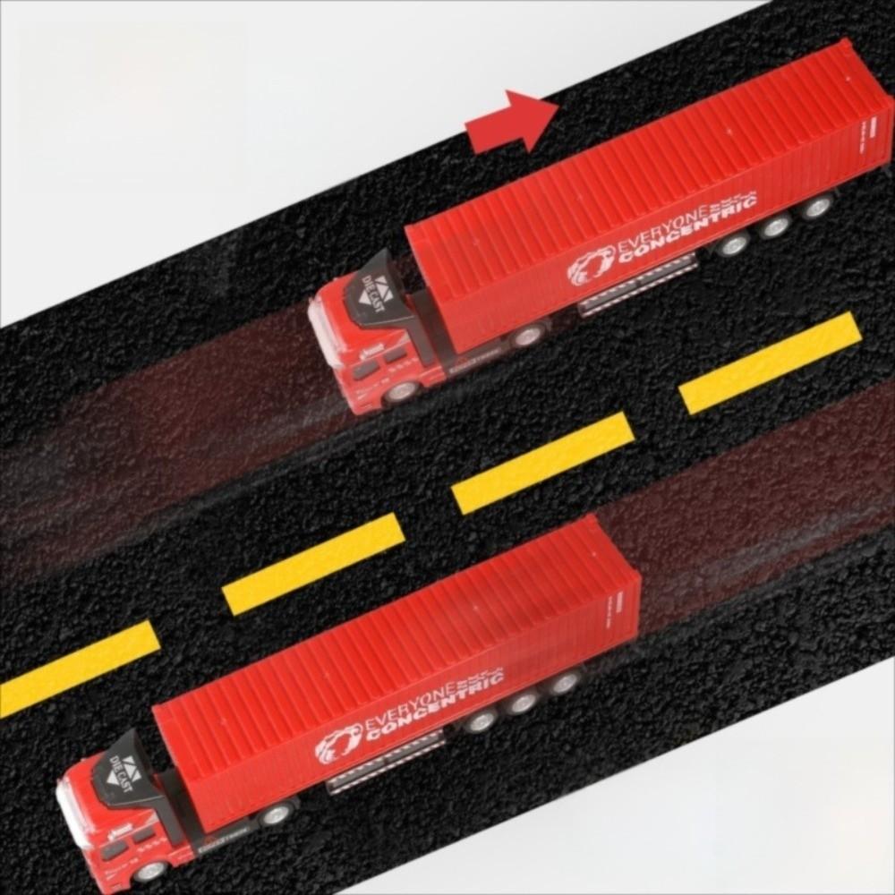 Wind-Up Car Model Toy Transport Pull Back Truck Miniature Transporters Model  Children