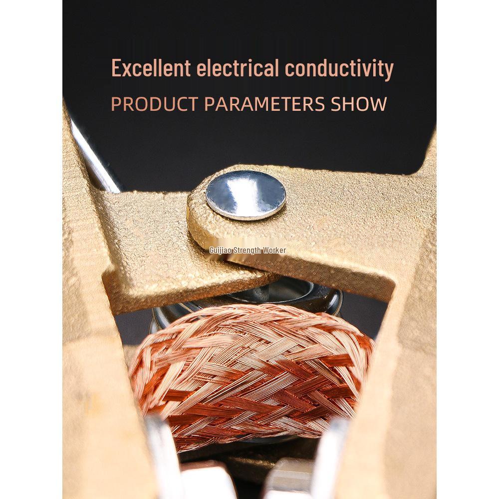 All-Copper A-Shaped Grounding Clamp for Welding Machines