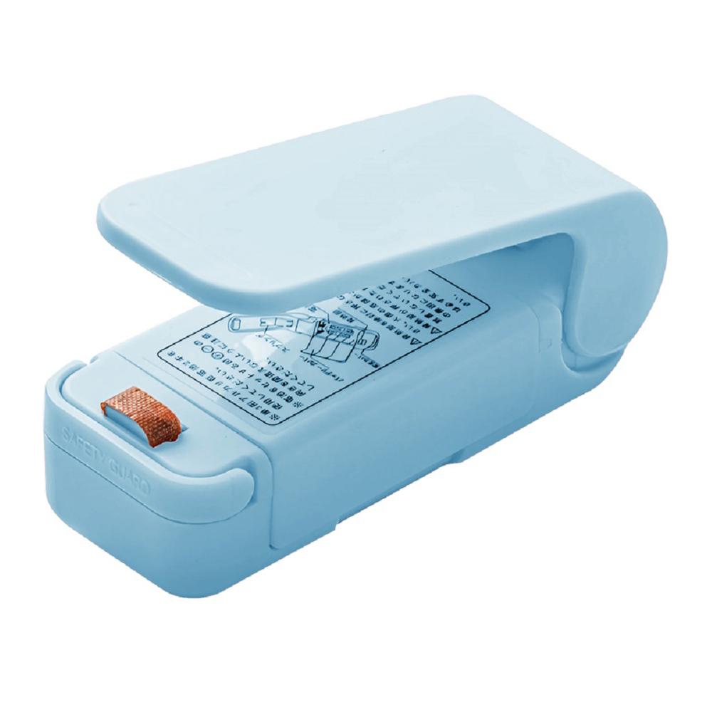 

Vacuum food sealing machine, hand-operated plastic bag sealing machine (2*AA batteries not included) небесно-голубой