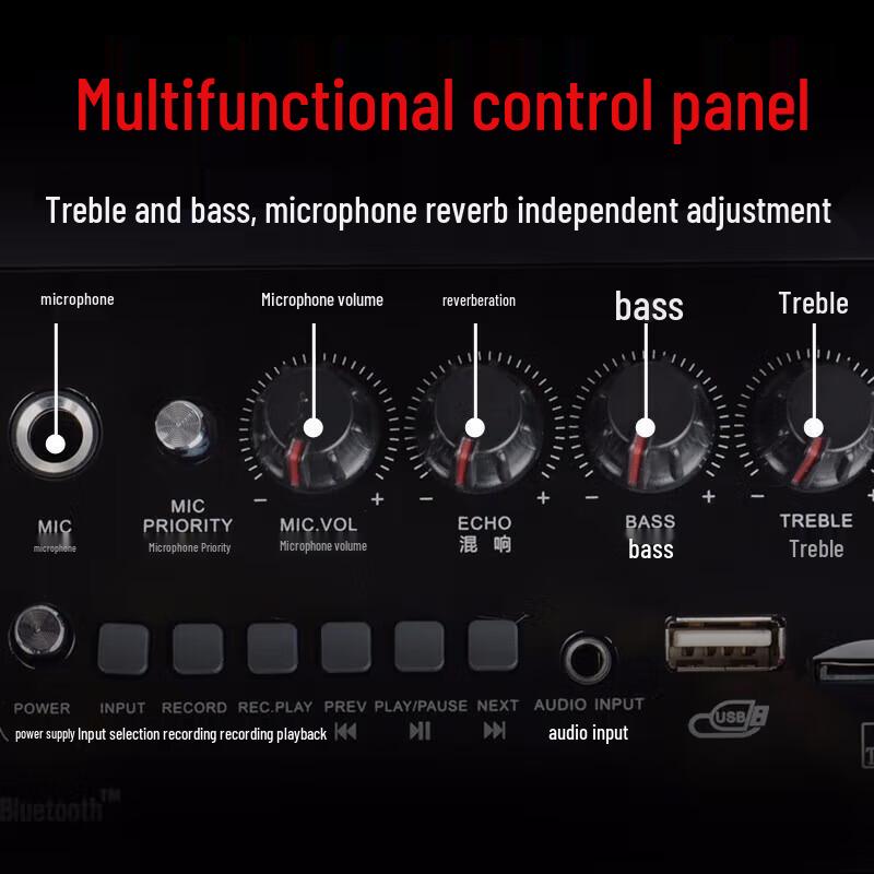 Wanlida M+9001C Portable Karaoke Bluetooth Speaker