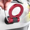 Simulation Tractor Tow Hook Shape Car Sticker Decoration Trailer Tow Hook Racing Ring Vehicle Bumper Exterior Accessories