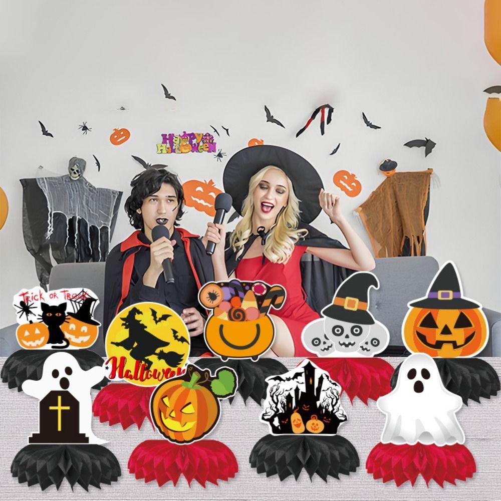 9Pcs/Set Creative Halloween Table Decorations Halloween Party Supplies  Halloween Table Decoration