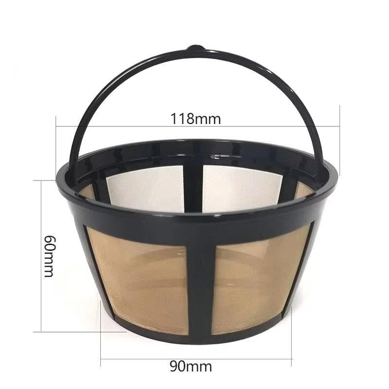Coffee Filter Basket Stainless Steel Mesh Nylon Coffee Filter Machine Reusable Tea Coffee Filter Screen Coffee Accessories