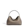 Dumpling Bag Versatile Casual Messenger Bag Women's Solid Color Light Luxury Leather Large Capacity Underarm Shoulder Bag