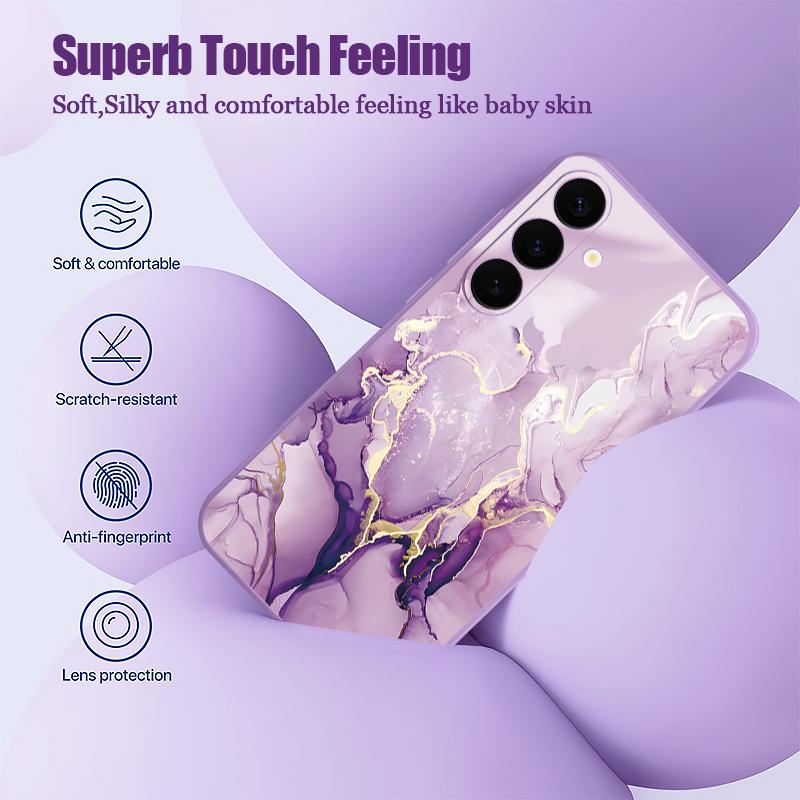 For Samsung Galaxy S25 Ultra S24 S22 Plus S23 S21 A56 A36 A16 A55 Marble Pattern Shockproof Tpu Soft For Magsafe Magnetic With Lanyard Slim Case Cover