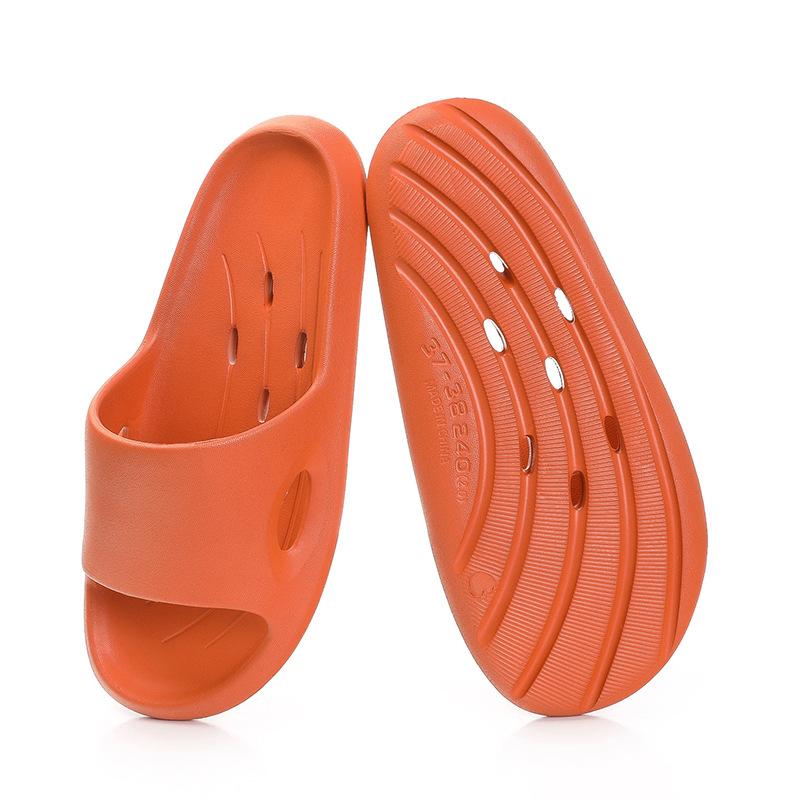 Summer Bathroom Slippers Women's Indoor Soft Bottom Massage Home Slippers Couple Bath Hollow Quick Drying Leaking Sandals