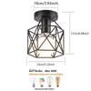 1Pc Creative Retro Industrial Style Ceiling Light, Hallway Kitchen Foyer Restaurant Staircase Without Bulb