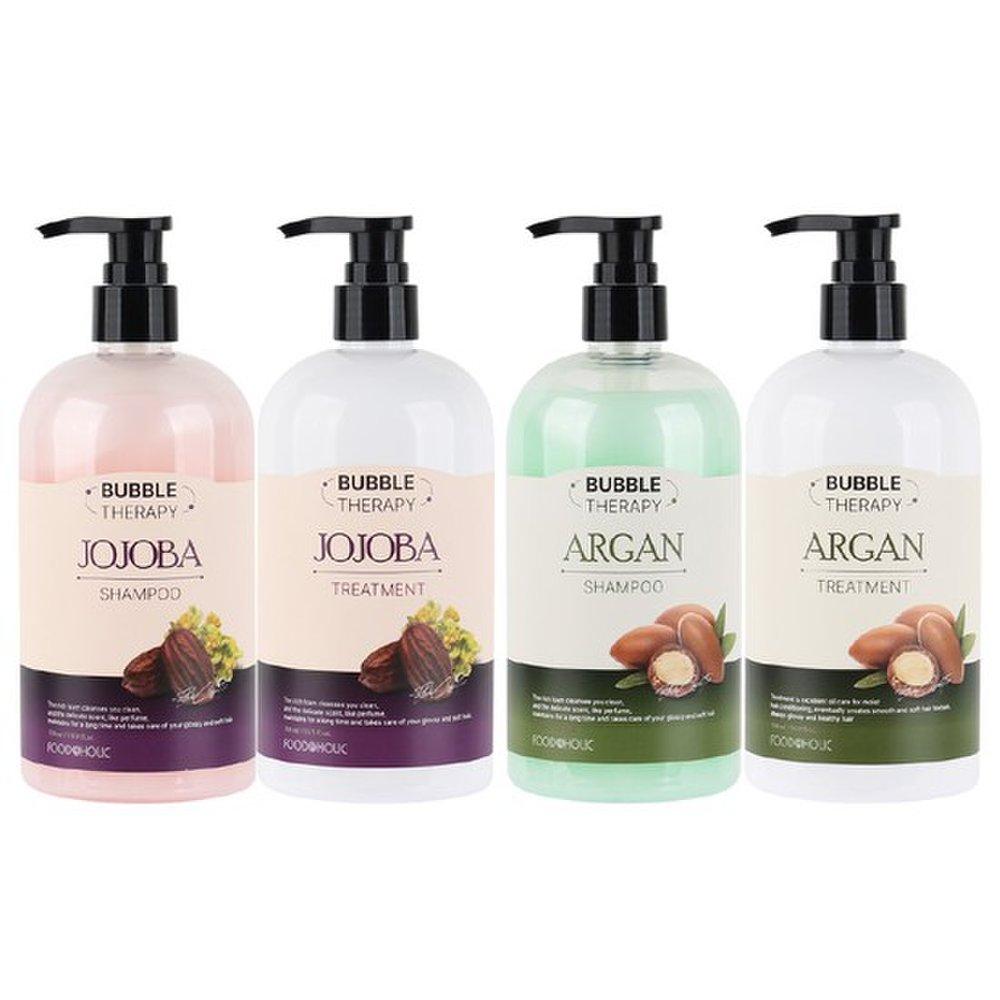 1+1 Foodaholic Bubble Therapy Shampoo.Treatment 500+500ml Choose 1 / Argan Jojoba