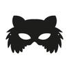 Scratch Masks - ANIMALS 2 - Pack of 3 - White - Fun for Children - Mixed