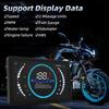 Waterproof Motorcycle Dashboard Odometer Speed Cluster Tachometer with Large LCD Digital Screen Fit for 150 CM150 Riders