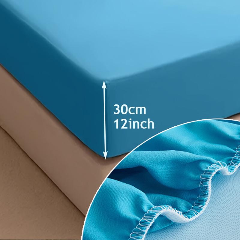 Waterproof Fitted Sheet Suitable for children and elderly Incontinence Bed Sheet Solid Color Simple Dustproof Bedding Soft and Comfortable