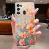 Back Cover For Tecno Spark 8C Case Clear Luxury Fashion Aesthetic Butterfly Flower Soft TPU Silicone Phone Case Tecno KG5k KG5j
