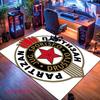 Tapis logo Partizan pour Salon Chambre Maison Décoration Canapé, Tapis de Sol Antidérapant pour Jeux d'Enfants