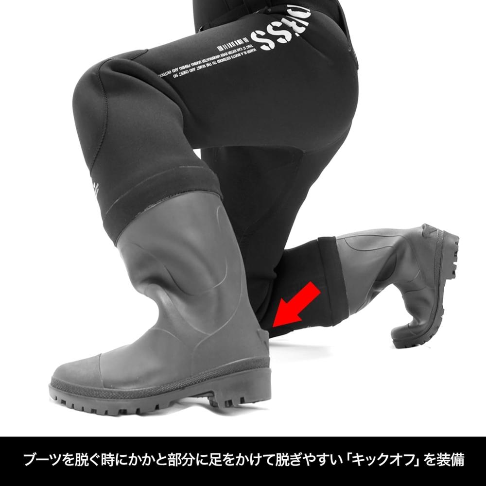 DreS CheSt High WaderS S 2xl Waterproof Breathable fiShing bootS