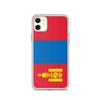 Coque Téléphone – Drapeau De La Mongolie – Compatible iPhone 11 Pro Max – Étui Souple – Résistant Et Antichoc – Pixelforma