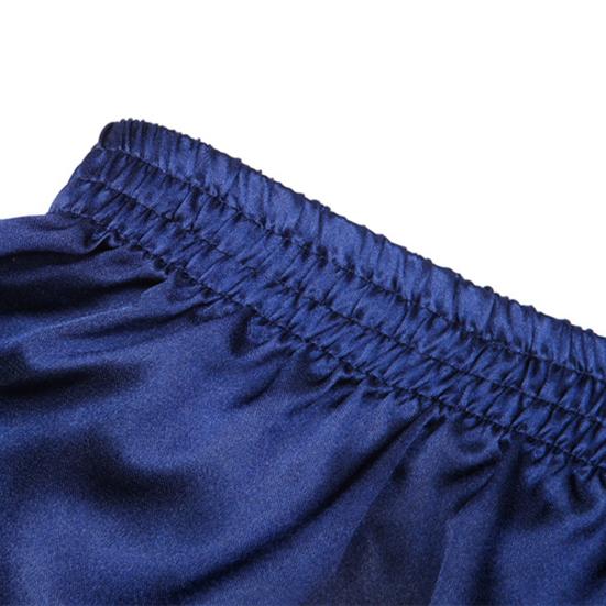 Men Boxers Solid Color Plus Size Loose Mid Waist Summer Briefs for Sleeping