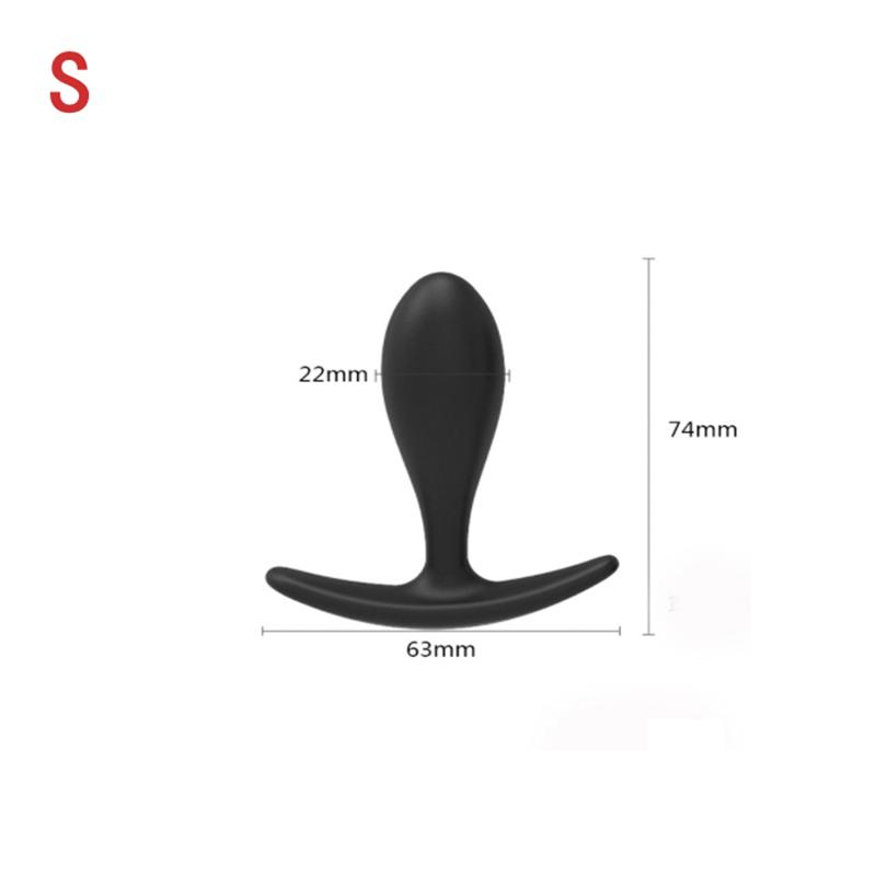 100% Safe Silicone Dildo Anal Plugs Butt Plug Unisex Sexy Stopper 3 Different Size Adult Sex Toys for Men/Women Trainer