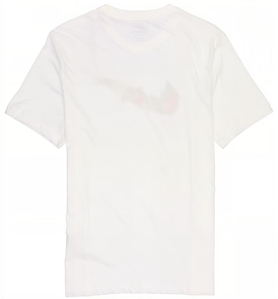 Nike T Shirts Men's White Crew Neck Moderate Straight Fit DV1215-100