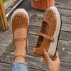 Thick-soled Fisherman Shoes, Round-toed Wedge Heels, New Large-sized Single Shoes for Women