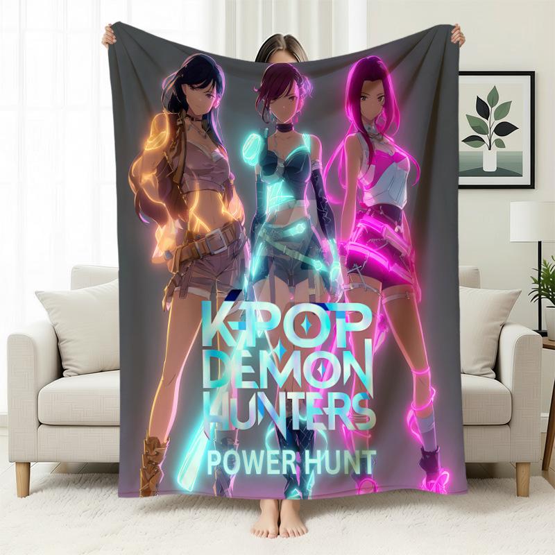 Kpop Witch Hunters Blanket Blanket Witch Hunters Peripheral Nap Blanket Printed Flannel Office Sofa Blanket