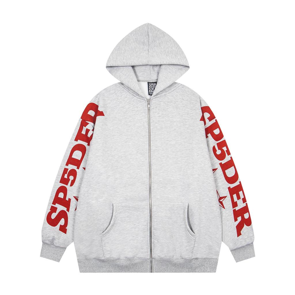 Young Thug Style Foam Letter Hoodie - Pink Hip-Hop Sweatshirt for Couples