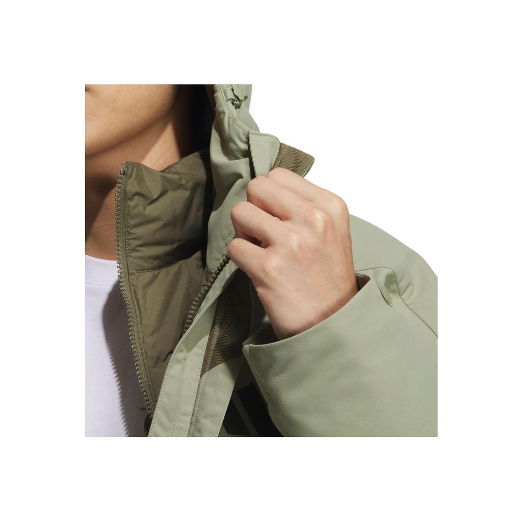 Adidas 3-In-1 Down Waterproof Warm Loose Sports Casual Down Jacket Men Jacket Tent-Green JY4214