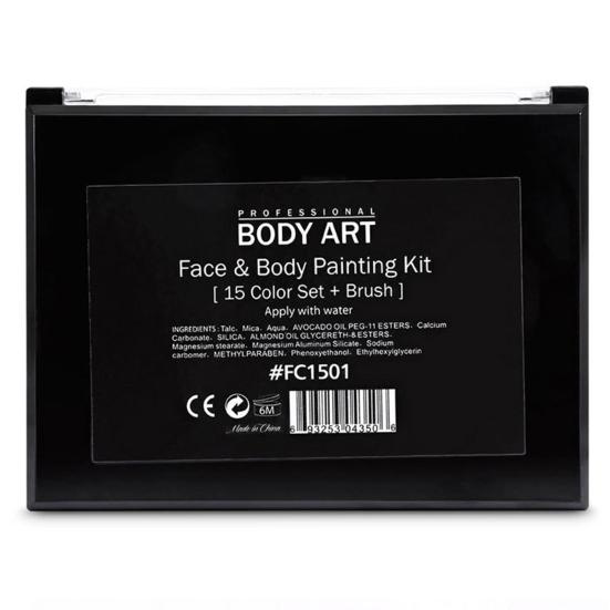 Body Paint Non-sticky High Saturation Level Safe Halloween Party Makeup Dress Beauty Palette for Crafts Making